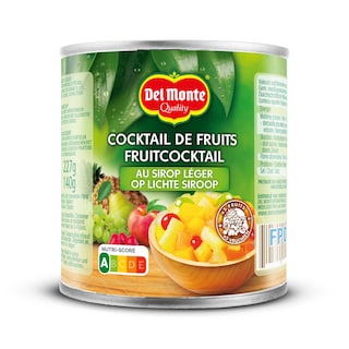 Del Monte | Fruits | Cocktail | Sirop léger | Boîte 