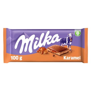 Milka | Chocolade | Melkchocolade | Karamel 100 gr