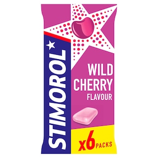 Stimorol | Chewing gum | Gum | Wild Cherry | 6-Pack 