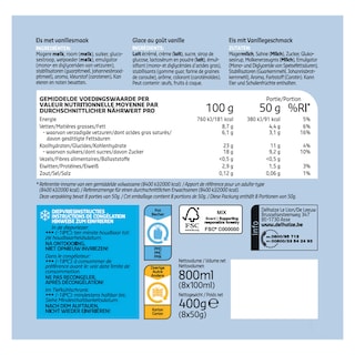 Delhaize | Mini cups | Vanille | Roomijs 8 x 10 cl