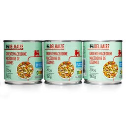 Delhaize | Légumes | Macédoine | Boîte 