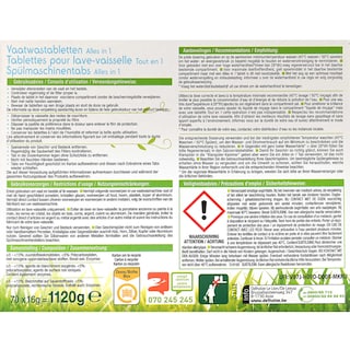 Delhaize | Eco | Tabs lave-vaisselle | All in one | 70ST | Eco 