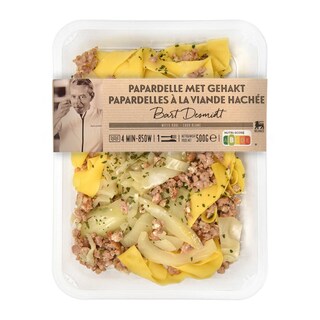 Delhaize | bart desmidt | papardelle met gehakt 