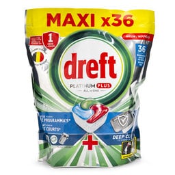Dreft | Platinum Plus | Capsules lave-vaisselle | Deep Clean 