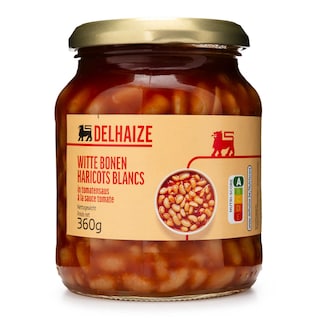 Delhaize | Witte bonen | Tomatensaus 360 gr