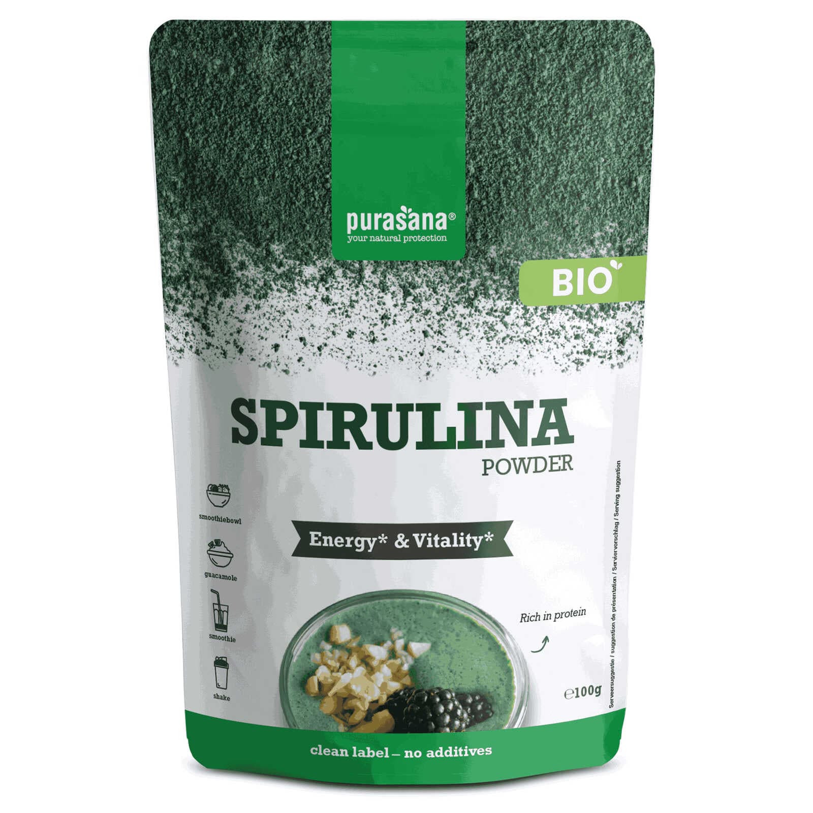 Purasana Spirulina poeder | Bio
