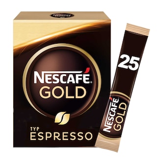 Nescafé | Gold | Café Espresso | Café soluble | 25 sticks 