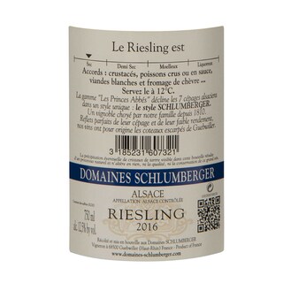 France - Frankrijk | Alsace - Riesling | Riesling Les Princes Abbés 2016 Schlumberger 