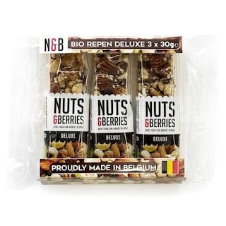 Nuts&Berries | Reep | Noten | Bio 3 x 30 gr