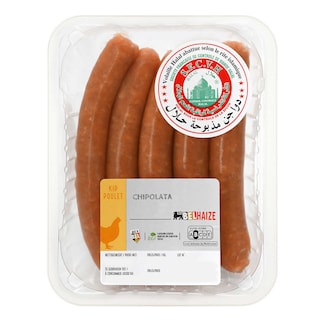Delhaize | Chipolata | Kip | Halal 325 gr
