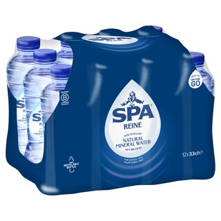 Spa | Reine | Eau minérale | Non pétillante | PET 12 x 33 cl