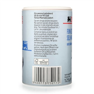 Delhaize | Sel marin | Fin | Iodé 