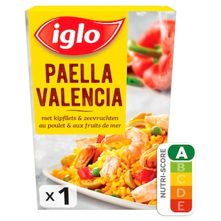Iglo | Paella Valencia | Met Kip en Garnalen 