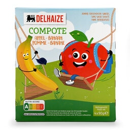 Delhaize | Compote | Kids | Appel | Banaan 