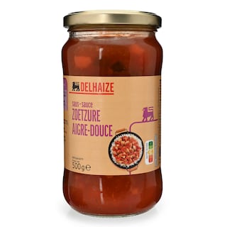 Delhaize | Saus | Zoet | Zure 500 gr
