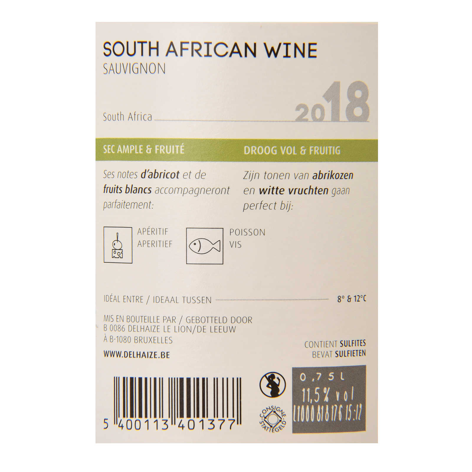 Afrique du Sud - Zuid-Afrika | Robertson | Sauvignon AFS Blanc 