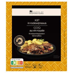 Taste of Inspirations | Coq au vin royale met krielaardappel 