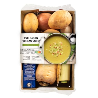 Boîte de repas | Soupe poireaux curry