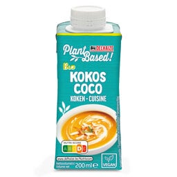 Delhaize | Plant-Based | Crème | Noix de coco | Bio 