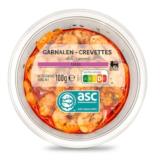 Delhaize | Apero | Garnalen in Chili lemon 