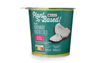 Delhaize | Plant-based | Yaourt végétal | Lait de coco | non sucré 