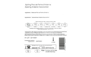 Delhaize | Spiering | Hoevevarken | Ardeens 