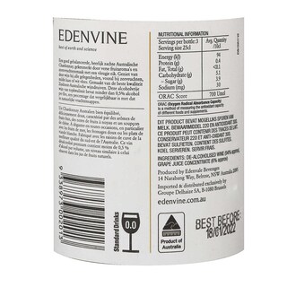 Edenvine | 0 % | alcoholvrije wijn | Chardonnay | Wit 75 cl