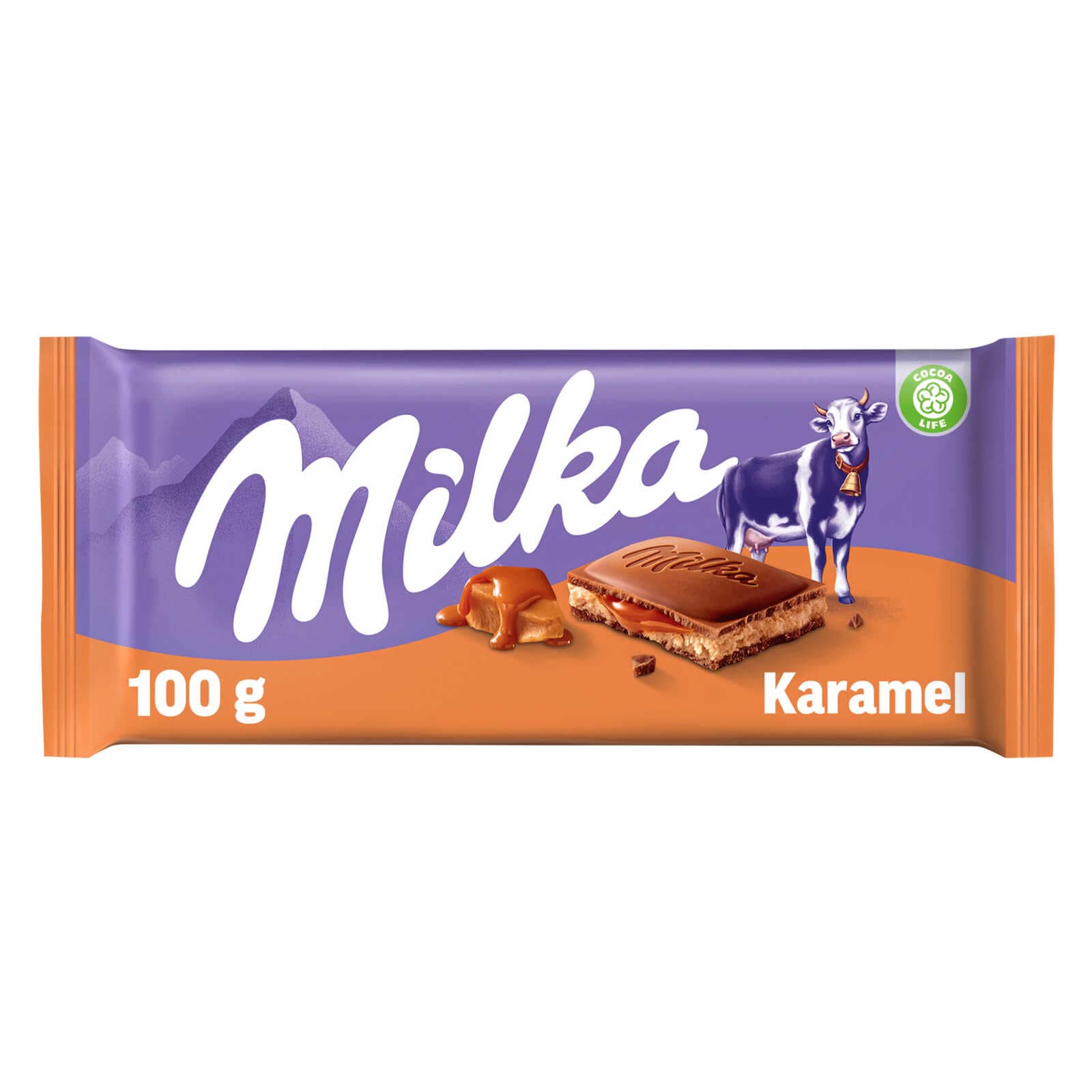 Milka Chocolade | Melkchocolade | Karamel
