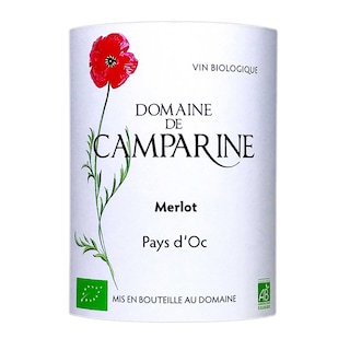 Domaine De Camparine | Pays d'Oc | Merlot | Bio | 2022 75 cl