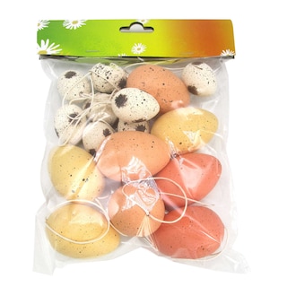 Maxime Home | Set de 16 oeufs de pâques orange 16 pc