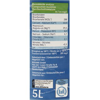 Delhaize | Eau minéral | Etoile | Non Pétillante  | PET 