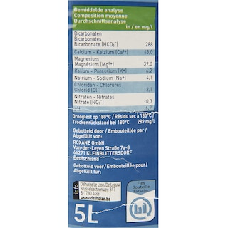 Delhaize | Eau minéral | Etoile | Non Pétillante  | PET 