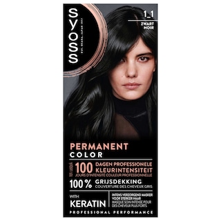 Syoss | Haarkleuring | 1-1 | Zwart 