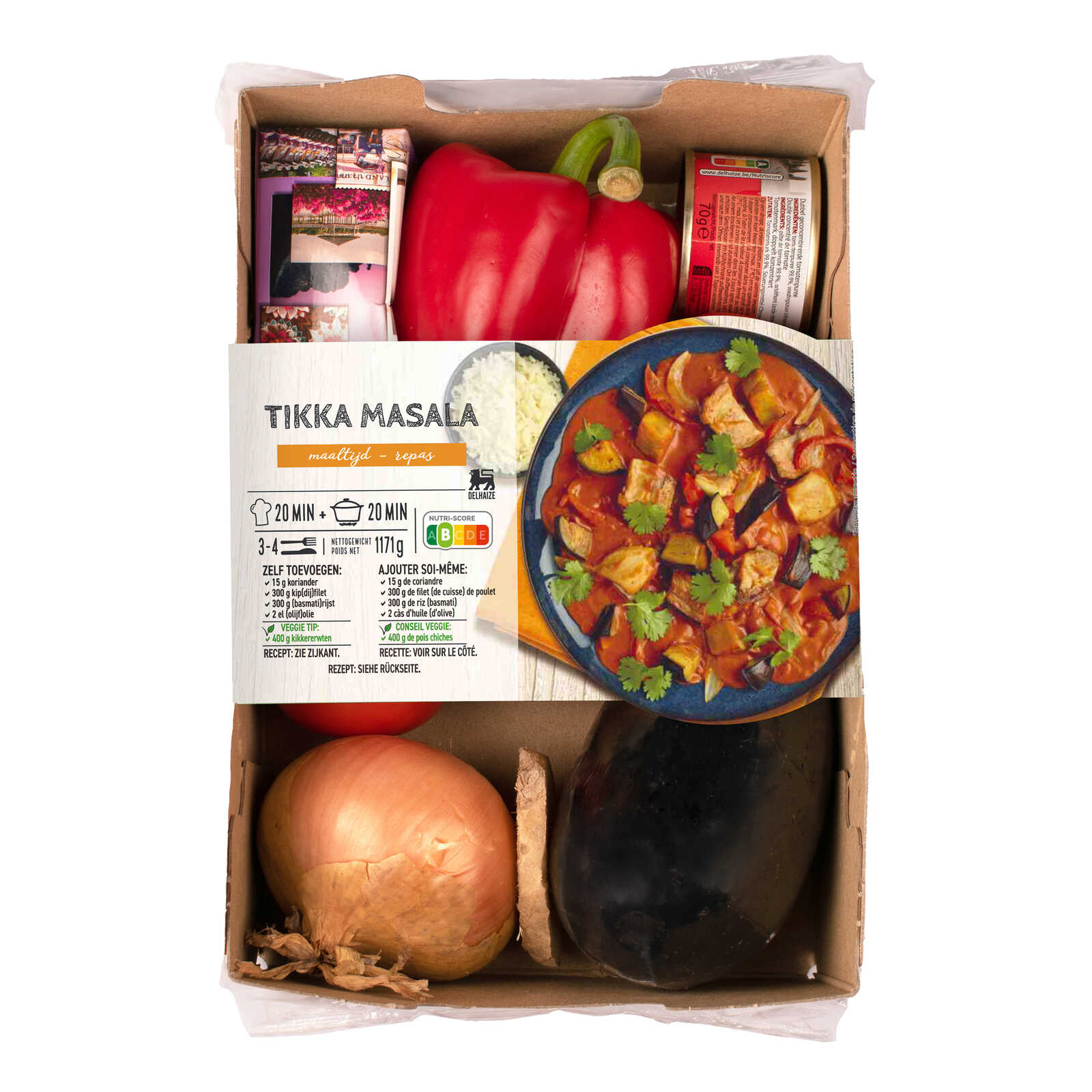 Delhaize Maaltijdbox | Tikka masala