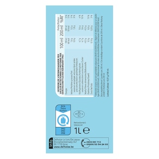 Delhaize | Lait | Demi-écrémé | Sans Lactose 