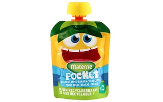 Materne | Fruit Pocket! | Compote | Pomme | Banane | Orange 