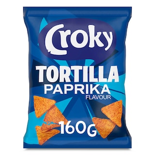 Croky | Chips | Tortilla | Paprika 160 gr