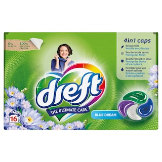 Dreft | 4in1 Caps | Lessive | Caps | Rêve Bleu 