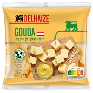 Delhaize | Cubes | Gouda | Jong belegen 