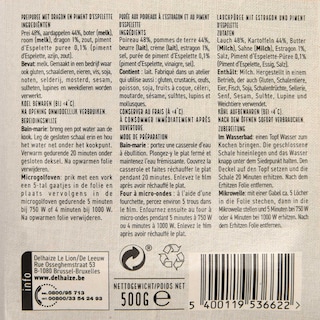 Delhaize | Purée | Poireaux 500 gr