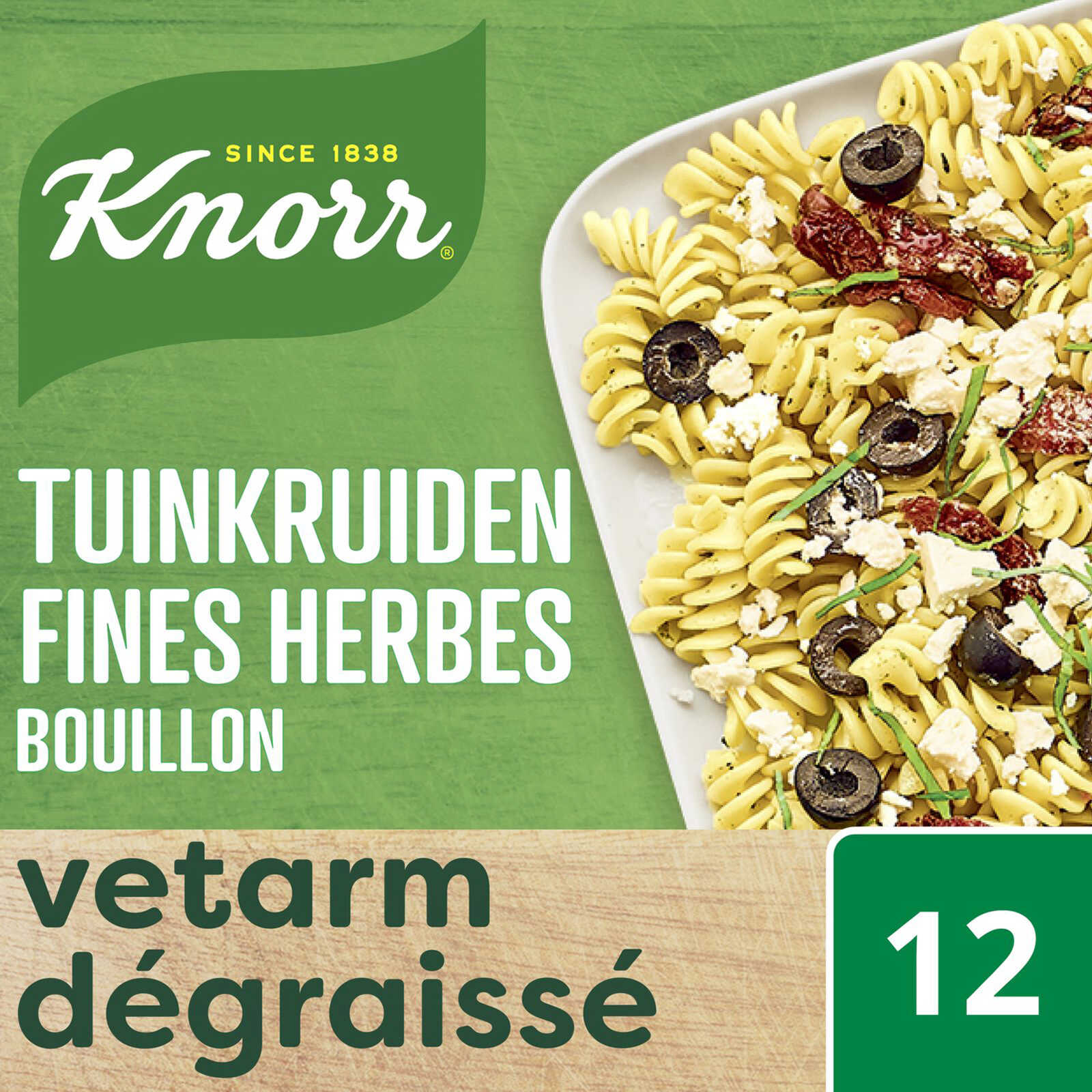 Knorr Finesse Bouillon | Tuinkruiden | 12 Bouillonblokjes