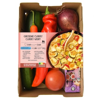 Delhaize | Maaltijdbox | Groene curry 