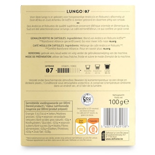 Delhaize | Café | Lungo 07 | Caps 