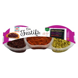 Sud N' Sol | Trio Tapenade | Kalamata Caprolive Edamame 