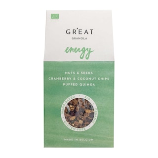 GR'EAT granola | Granola | Noten-Veenbes-Kokos-Quinoa | Bio 