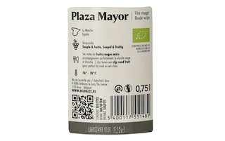 Plaza Mayor | Tempranillo | Bio 