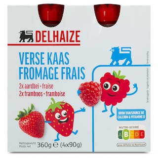 Delhaize | Verse kaas | Aardbei-framboos 