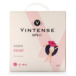 Vintense | 0 % | vin sans alcool | Rosé 2 l