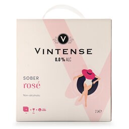 Vintense | 0 % | vin sans alcool | Rosé 2 l