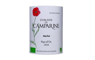 France - Frankrijk | Midi de la France - Oc IGP | La Camparine Merlot Rood 18 | Bio 